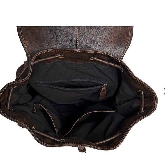 Myra Bag Prairie Leather and Hairon Bag - Picture 9 of 10